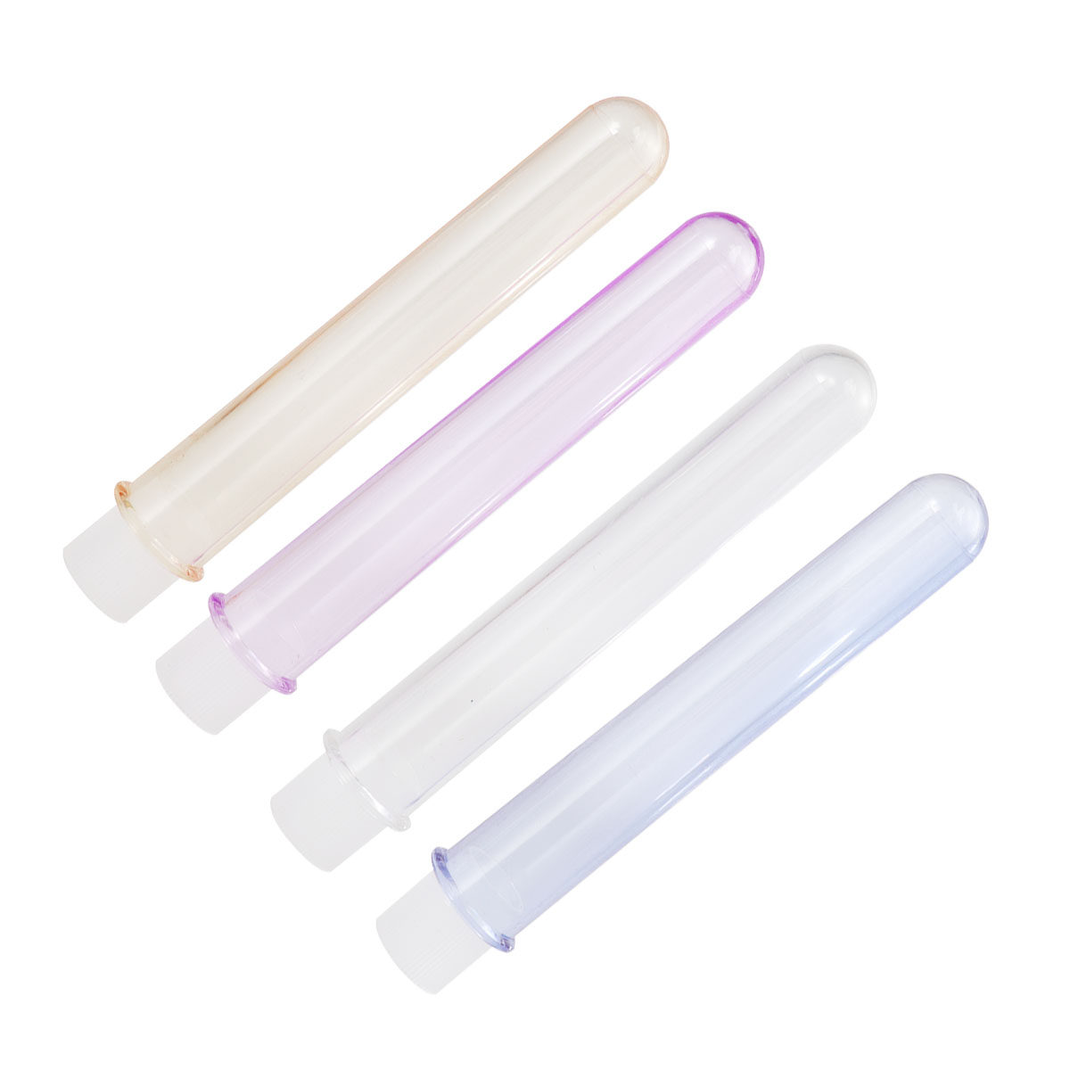 Home Bar Set - 4 stuks plastic reageerbuizen, wijnglazen, 12