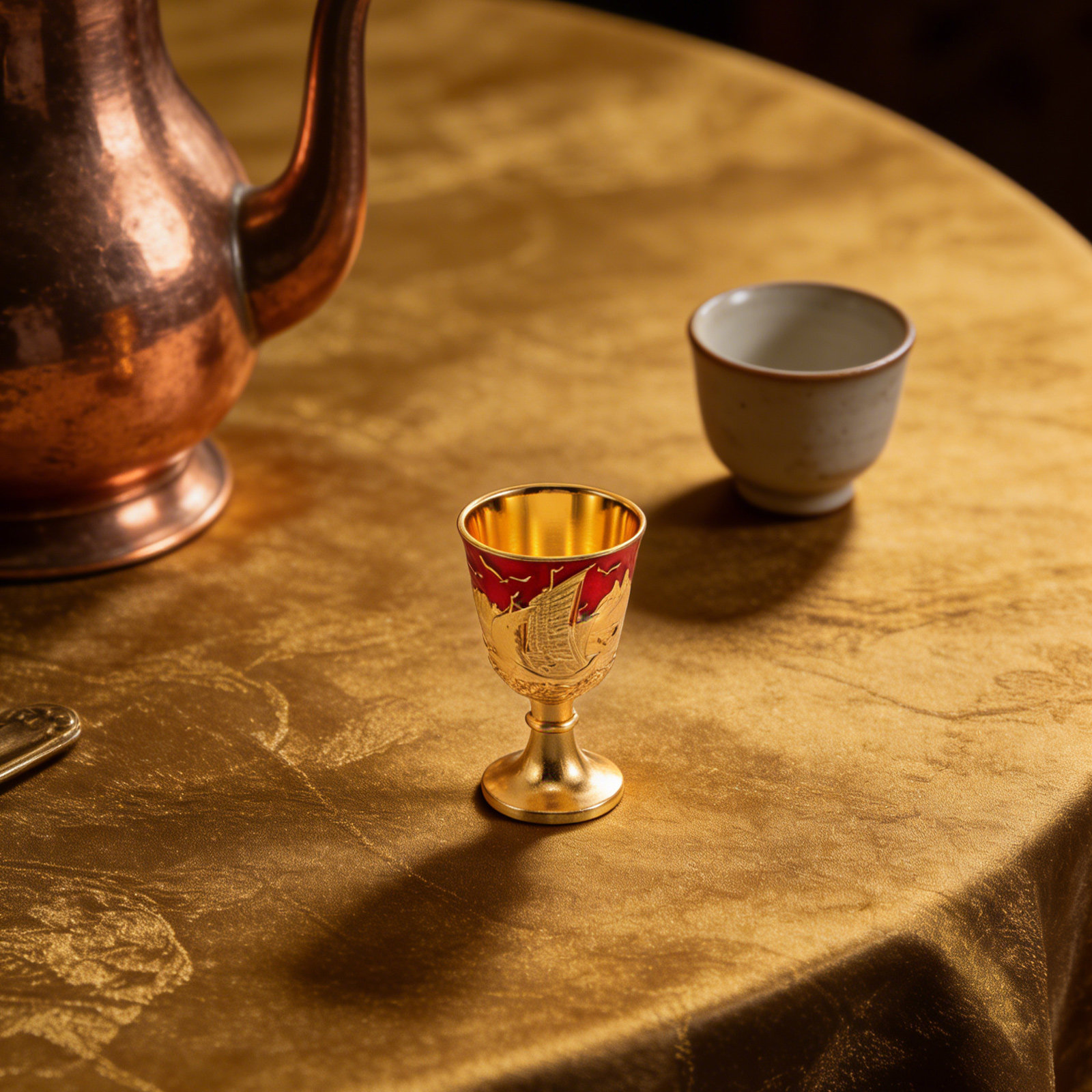 Home Bar Set - 2 stuks vintage glazen bekers van