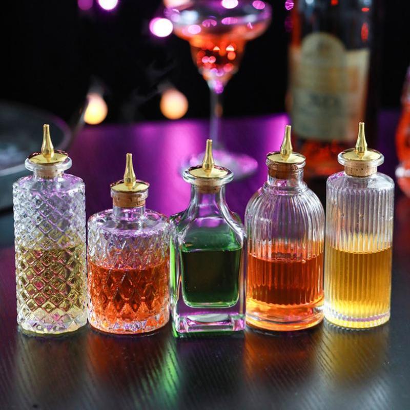Vintage glazen bitterfles met  - Bitters Bottle Set recensie en prijs