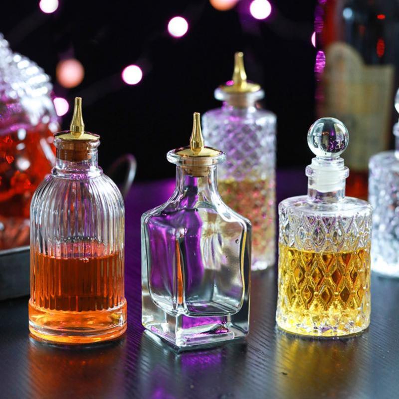 Vintage glazen bitterfles met  - Bitters Bottle Set recensie en prijs