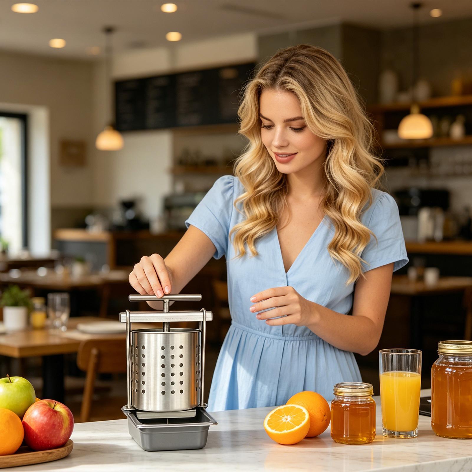 2,5L RVS Fruitwijnpers, Handma - Citrus Juicer Bar recensie en prijs