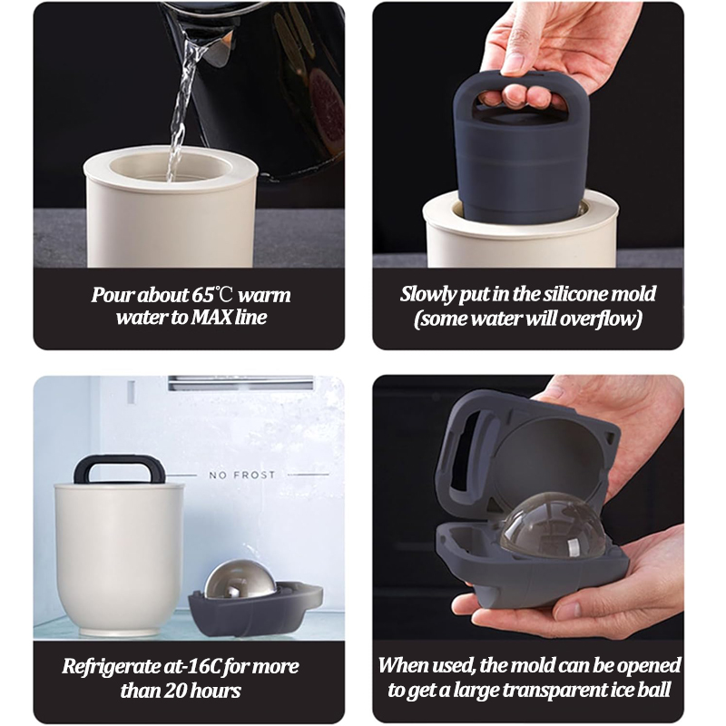 Grote ijsbolletjesmaker - sili - Ice Mold Sphere recensie en prijs